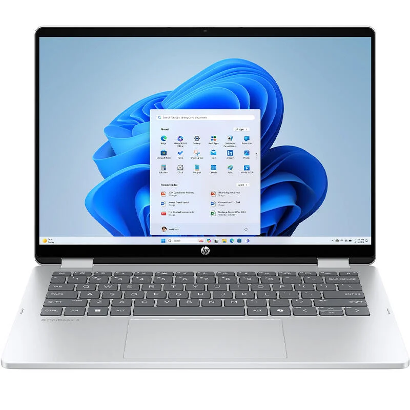 ნოუთბუქი HP OmniBook 5 Flip (14-fp0029ci)
Intel® Core™ 5 120U 0.9GHz (up to 5GHz) 10C/12T 12MB 15W | 16GB LPDDR5 5200 on-board | 512GB PCIe Gen4 Value | Intel Graphics | Touch/14.0" 2K (1920 x 1200) IPS Low Power 300 nits | No ODD | OST FreeDOS 3.0 | Glacier Silver - 1080p TNR PVCY ST | Intel Garfield Peak 2 Wifi I AX211 Wi-Fi6E + BT 5.3 WW | KBD SGY CP+IS BL RECG | 2 Year Warranty