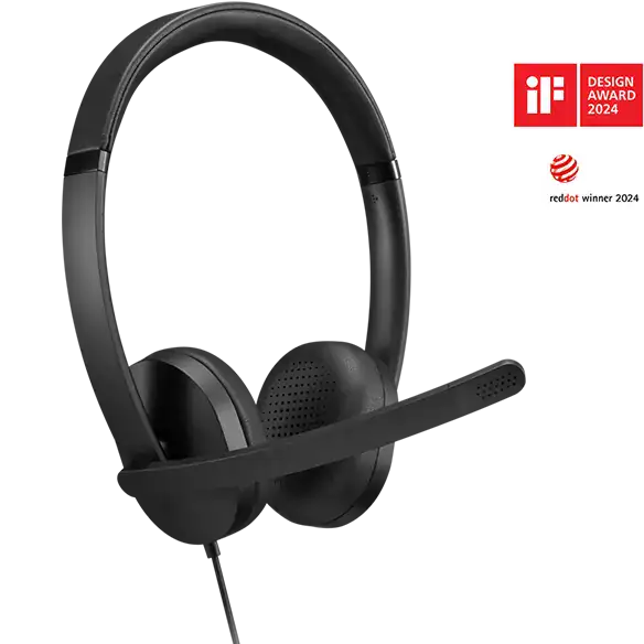 სადენიანი ყურსასმენი Lenovo USB-A Wired Stereo Headset Gen 2 (4XD1P83425)