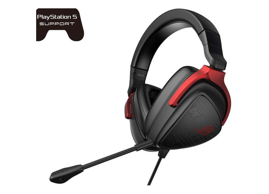 სადენიანი ყურსასმენი ASUS ROG Delta S Core Gaming Headset (90YH03JC-B1UA00) | 3.5 mm, 50 mm, 7.1 surround sound, compatible with PCs, PlayStation® 5, Nintendo Switch™ and Xbox 