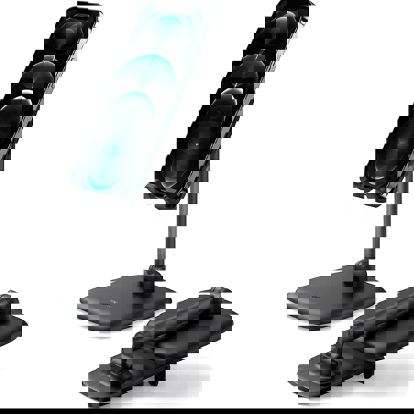 მობილურის დამჭერი UGREEN LP287 (10999), Adjustable Desk Phone Holder, Black