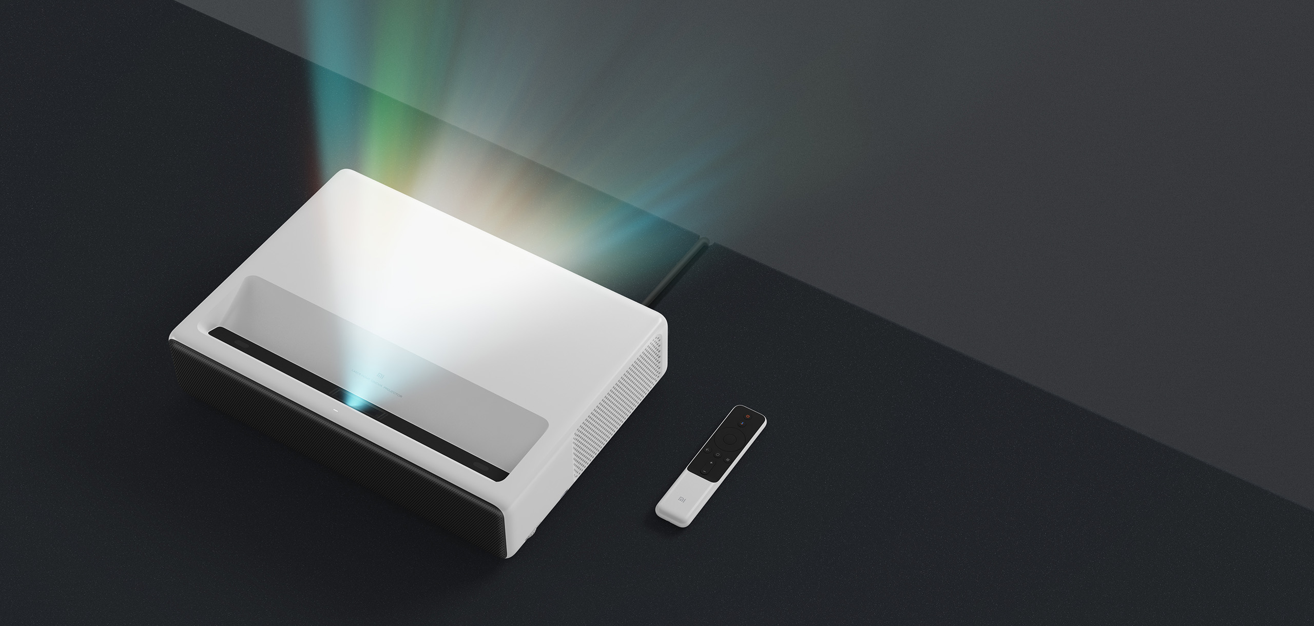 ლაზერული პროექტორი / Xiaomi Mi Laser Projector 150" 4K White EU (MJJGYY02FM) / SJL4005GL ( 4K pictureTI DLP digital light processing , Massive 150" screenExtra large-size projection, Ultra-short throw0.233:1 throw ratio, no wiring needed, Realistic and sharp picture )