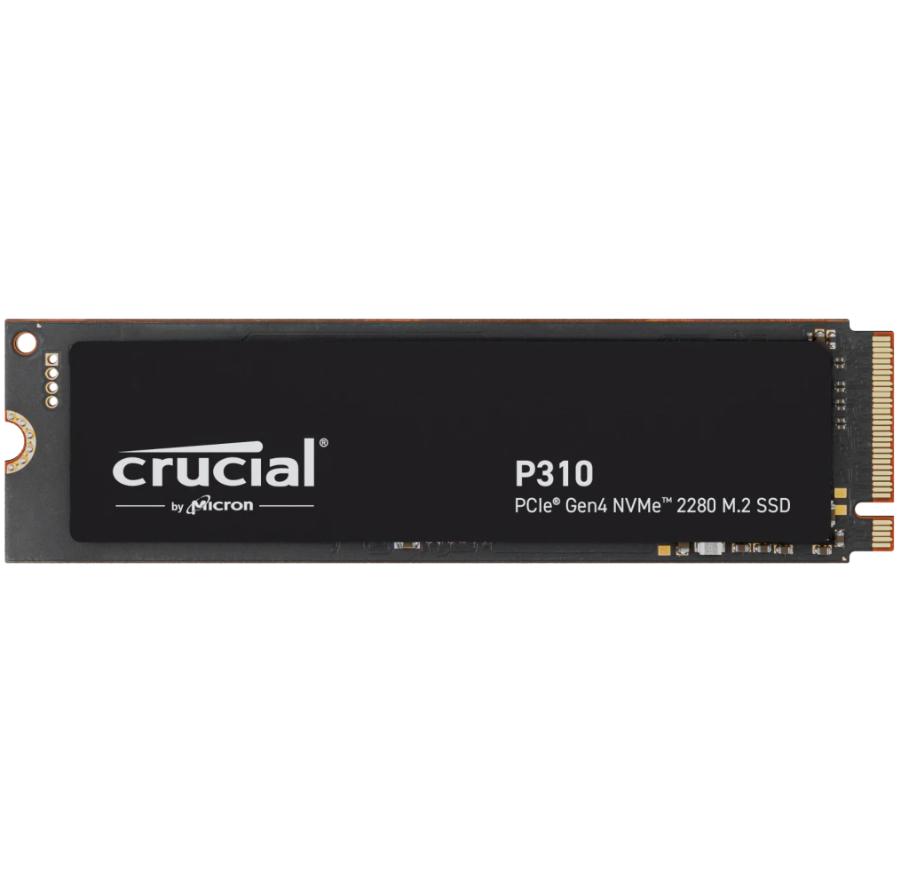 SSD დისკი 1Tb Crucial P310 (CT1000P310SSD8)  internal SSD, M.2, 2280, 1000 GB, PCI-E 4.0 x4, NVMe, reading: 7100 MB/sec, write: 6000 MB/sec, QLC