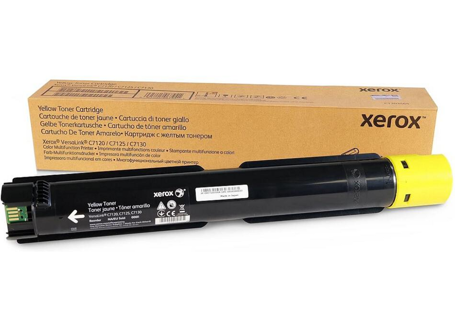 Toner cartridge Xerox VL C7120/С7125/С7130 Yellow (18 500 p)