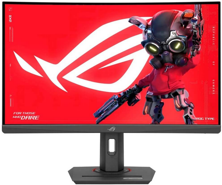 Asus Monitor 27" ROG Strix XG27WCMS HDMI, DP, USB-C, Audio, VA, 2560x1440, 280Hz, 1ms, sRGB 125%, CURVED, AdaptiveSync, HAS, HDR400