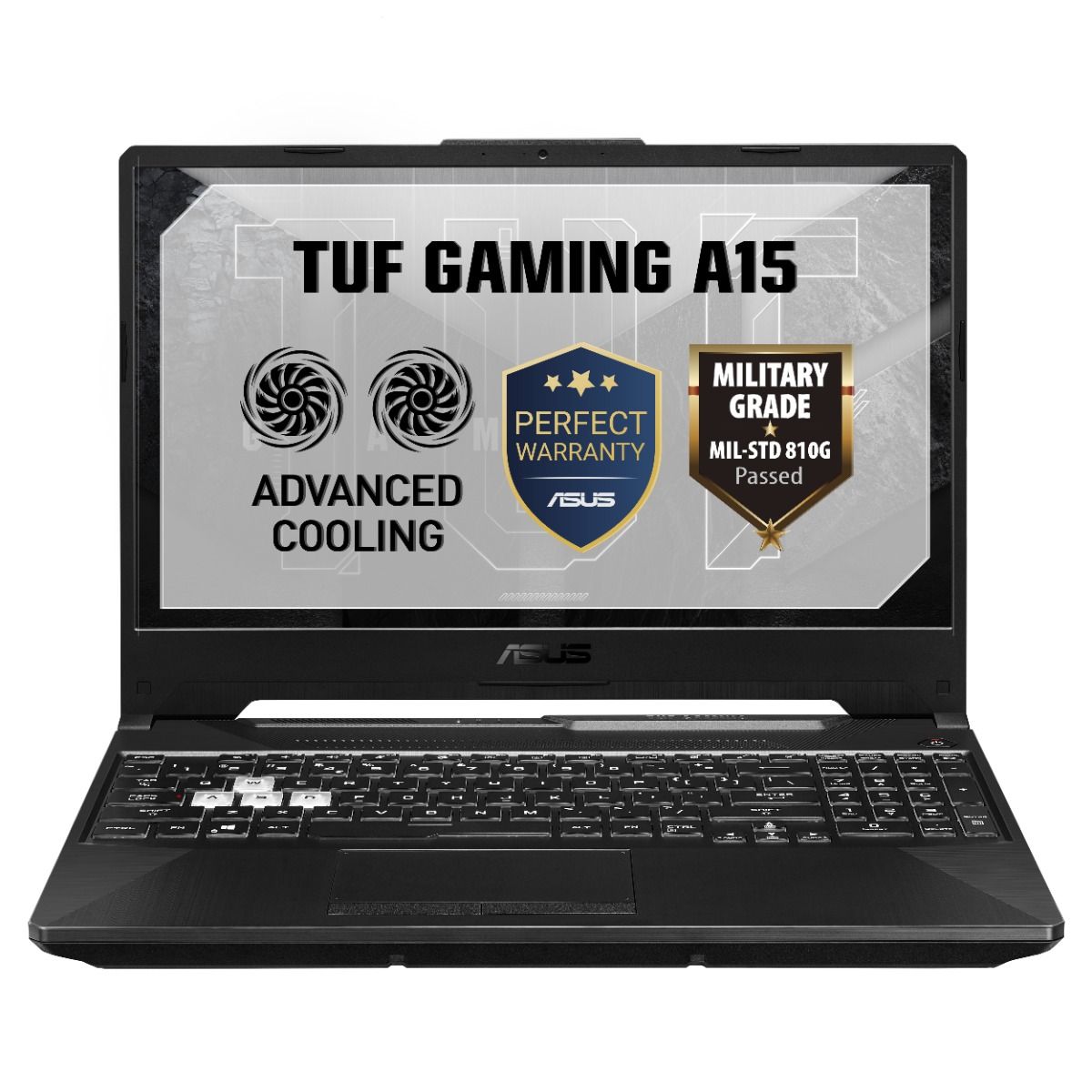 Gaming ნოუთბუქი ASUS TUF Gaming A15 (FA506NCQ-HN031) | 15.6'' FHD 144Hz Ryzen 7 170  16GB 512GB SSD RTX 3050 Graphite Black