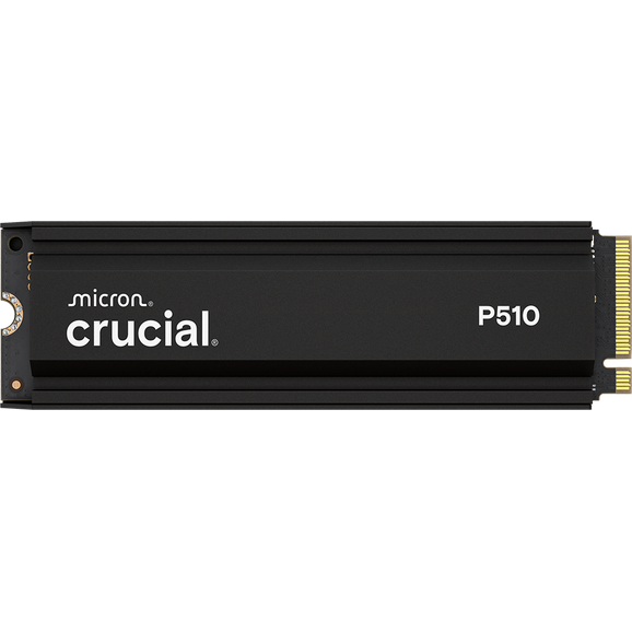 SSD დისკი 1Tb Crucial P510 (CT1000P510SSD5) internal SSD, M.2, 2280, 1000 GB, PCI-E 5.0 x4, NVMe, reading: 11000 MB/s, write: 9500 MB/sec,TLC, with heatsink