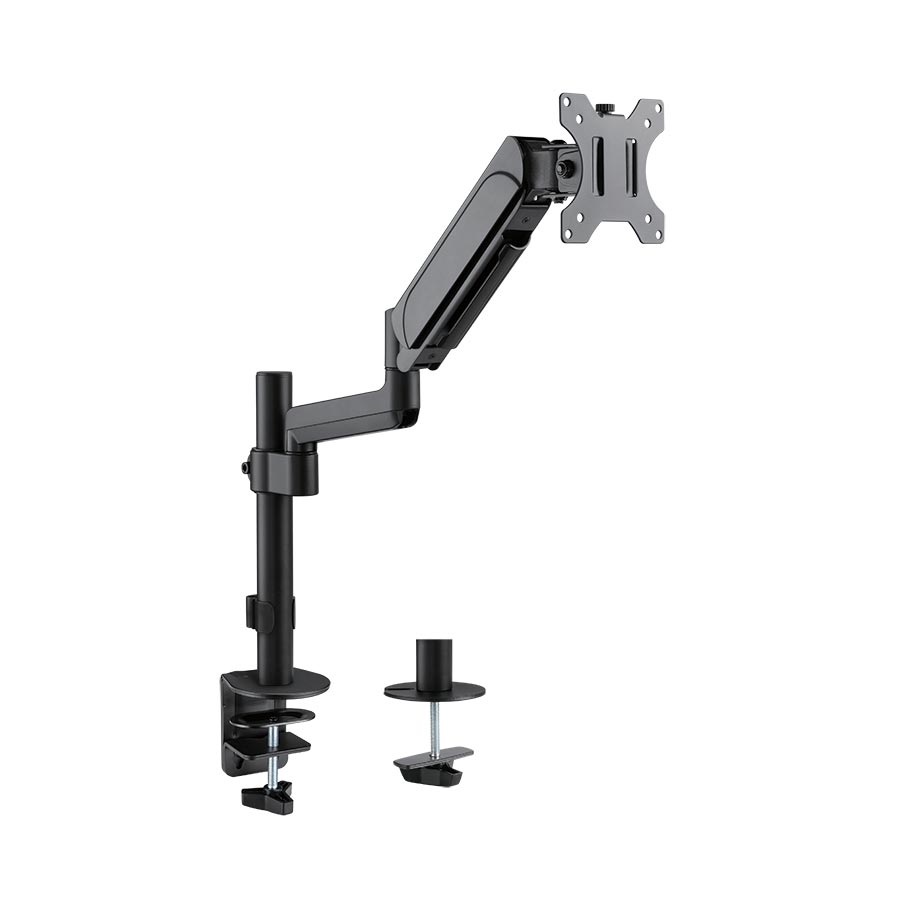 მონიტორის სამაგრი მაგიდაზე Stell SOS 2112 Monitor desk mount single | Load capacity  9 kg, 17 "- 32 " | Tilt downwards 35, Swivel +/- 90° | VESA 75x75, VESA 100x100 | black