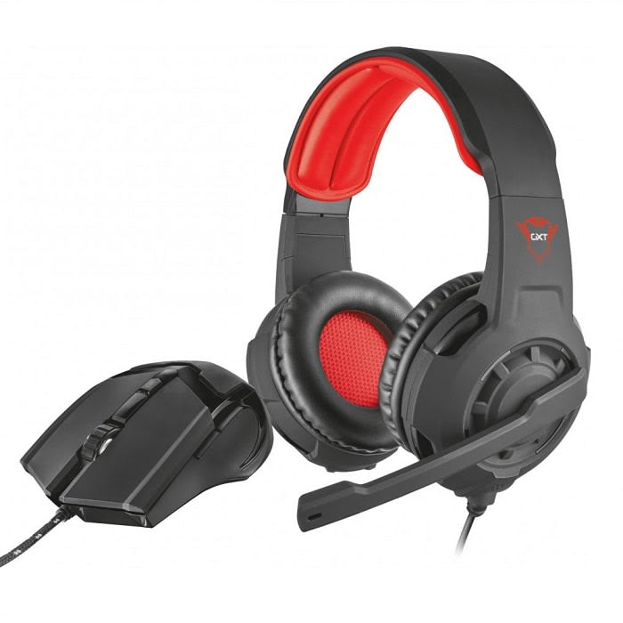 21472 TRUST GXT 784 GAMING HEADSET & MOUSE