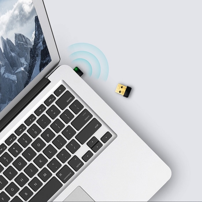 Wi-Fi ადაპტერი  Wi-Fi adapter TP-Link TL-WN725N Wi-Fi adapter, Wi-Fi standard: 802.11n, maximum speed 150 Mbps, 2.400-2.4835GHz, USB 2.0