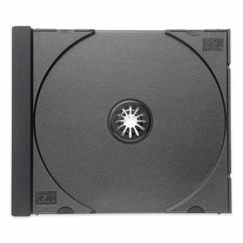 პლასტმასისი ჩასადები  CD-Jewel Case with Black Tray