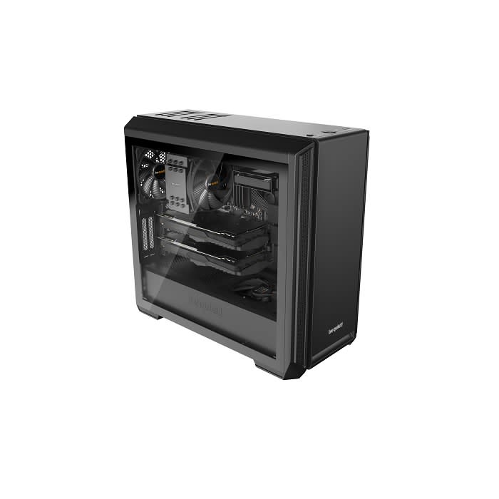 კომპიუტერის ქეისი be quiet! SILENT BASE 601 Window Orange, W/O PSU, E-ATX, Black (BGW25)