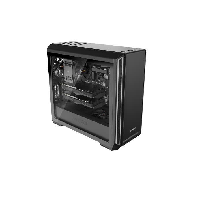 კომპიუტერის ქეისი be quiet! SILENT BASE 601 Window Silver, W/O PSU, E-ATX, Black (BGW27)