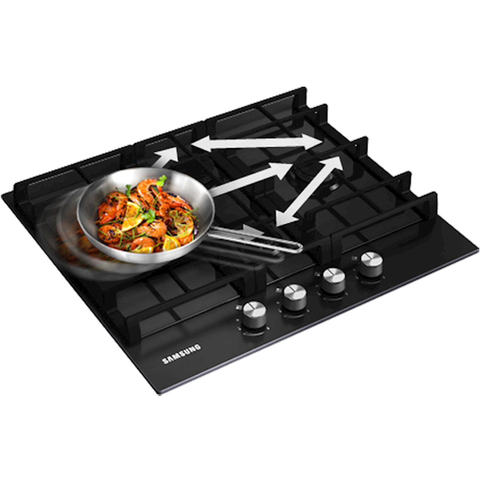 ჩასაშენებელი ქურა  Samsung NA64H3030BK/WT