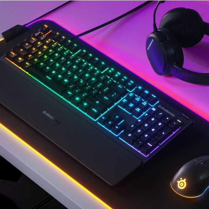 Gaming კლავიატურა სადენიანი SteelSeries Gaming Keyboard Apex 3 US 64795_SS