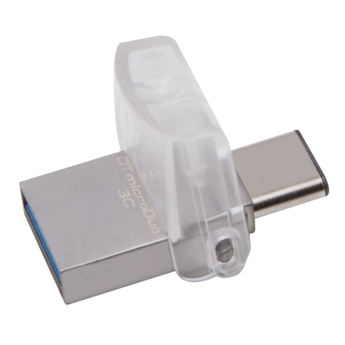 USB ფლეშ მეხსიერება Kingston 64GB DataTraveler microDuo 3C USB 3.1 Type-C Flash Drive (DTDUO3C/64GB)