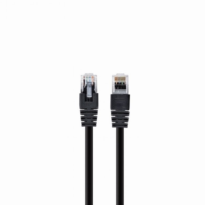 პაჩკორდი/სქელის კაბელი ქარხნული 2მეტრიანი UTP Gembird PP12-2M/BK CAT5e UTP Patch cord, black, 2 m