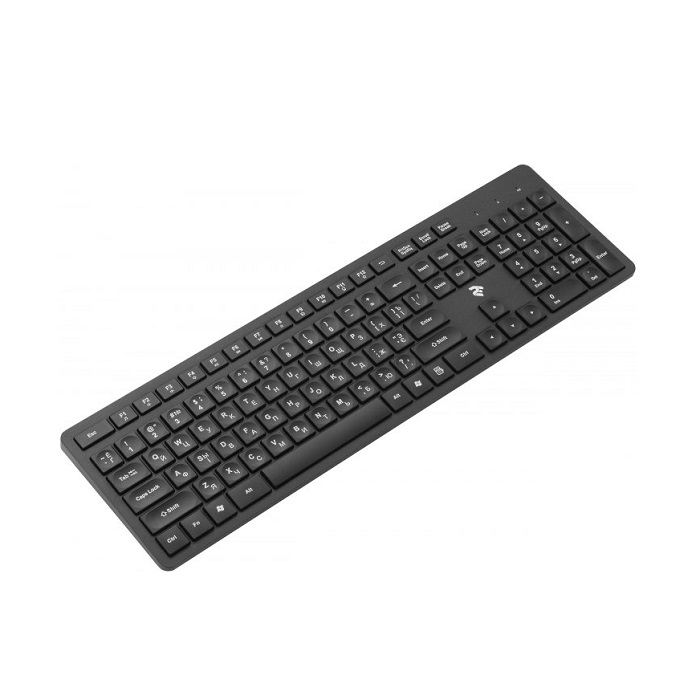 Wireless კლავიატურა და მაუსი 2Е Combo MK420 WL Black