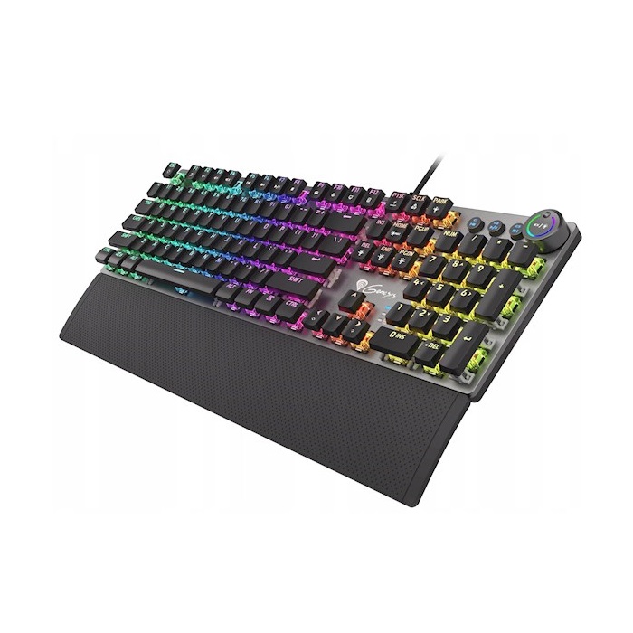 კლავიატურა Genesis  Gaming Mecanichal Keyboard Thor 400 RED  RGB US Layout with RGB Blacklight Windows XP, Vista, 7, 8, 10, USB