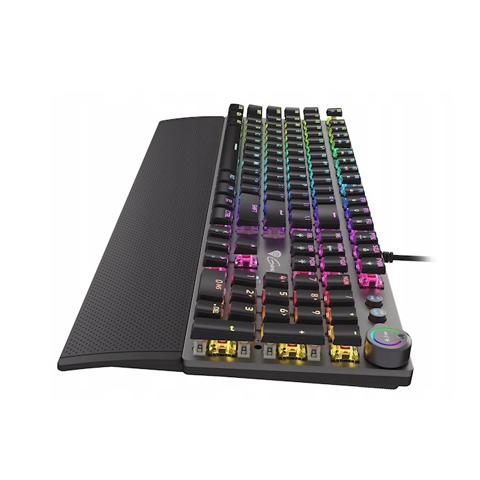 კლავიატურა Genesis  Gaming Mecanichal Keyboard Thor 400 RED  RGB US Layout with RGB Blacklight Windows XP, Vista, 7, 8, 10, USB