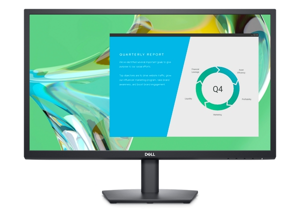 მონიტორი Dell 24 Monitor E2422HN /60.47"(23.8 cm) Full HD (1920x1080) IPS, 16:9/ 250 cd/m² /  5 ms / 178°/178° / Tilt -5/+21 / HDMI, VGA/Vesa 100x100/War 3Yrs