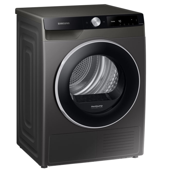 Dryer/ Samsung/ Samsung DV90T6240LX/LP 9 KG, Heat Pump, A+++, 60 x 85 x 60, SMART, Gray