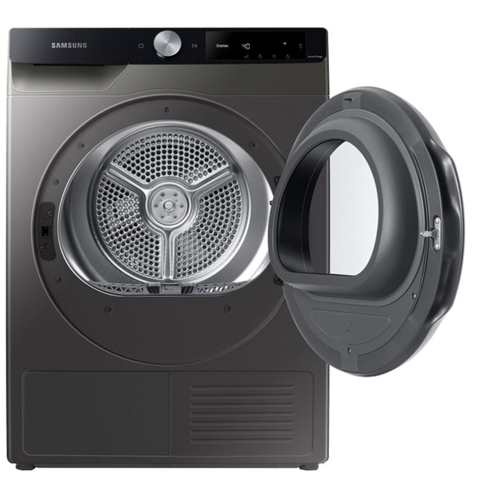 Dryer/ Samsung/ Samsung DV90T6240LX/LP 9 KG, Heat Pump, A+++, 60 x 85 x 60, SMART, Gray