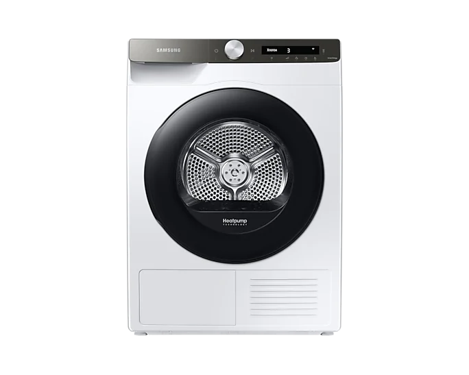 საშრობი  Samsung DV90T5240AT/LP - 9KG, Heat Pump, 60x60x85, A+++, White