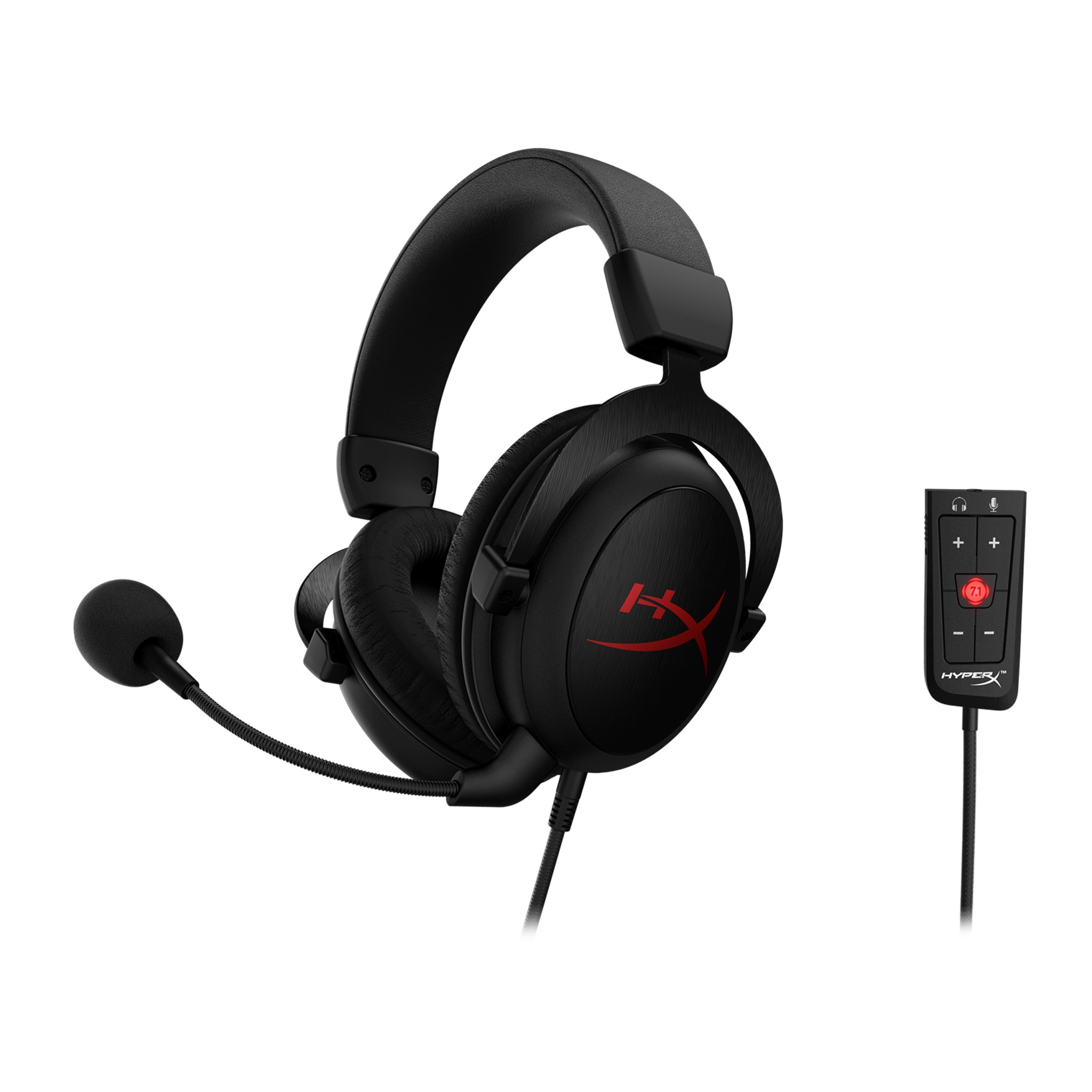 ყურსასმენი  <HX-HSCC-2-BK/WW>   <4P4F2AA>    HyperX Cloud Core Gaming Headset 7.1