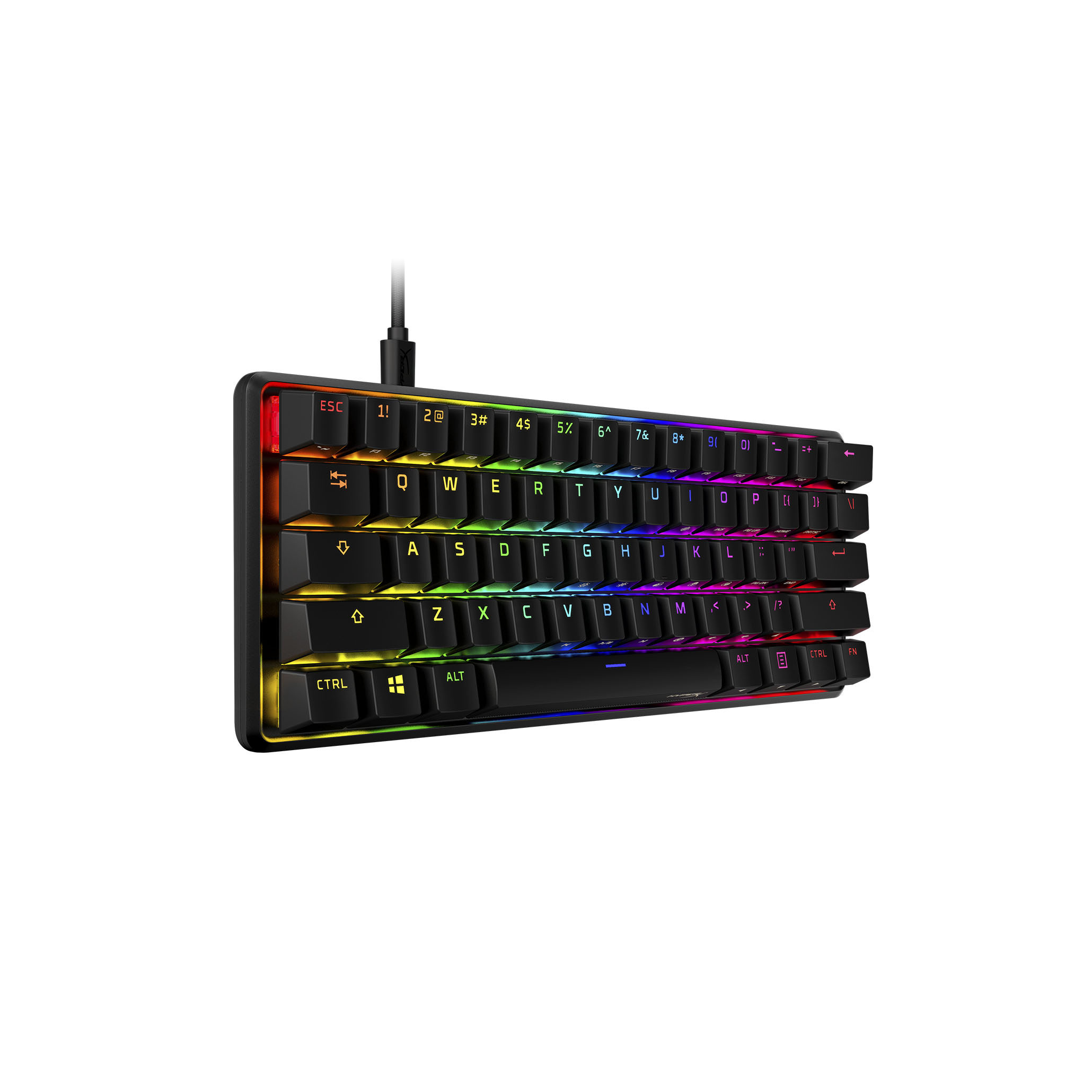 მექანიუკური კლავიატურა Mechanical Keyboard Gaming Keyboard  HyperX  <HKBO1S-RB-RU/G>   <4P5N0AA#ACB>    HyperX Alloy Origins 60