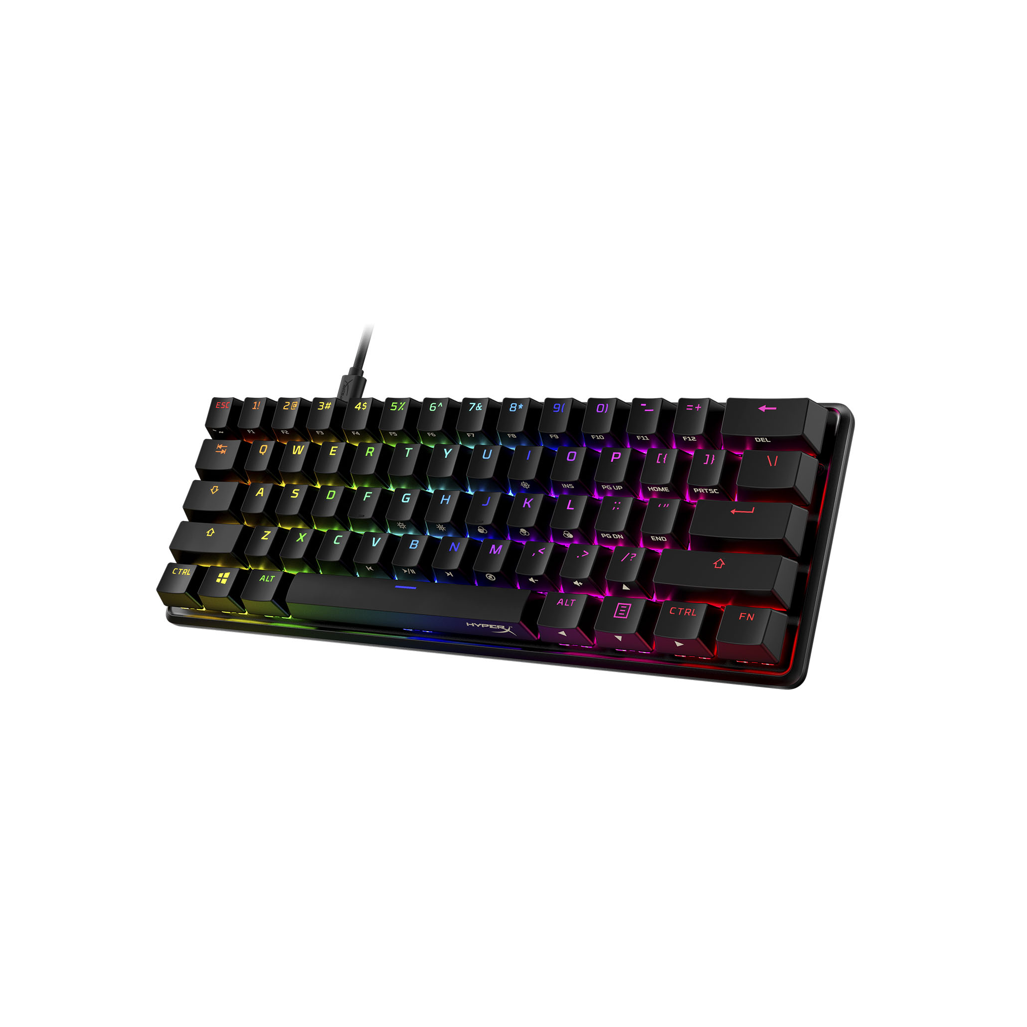 მექანიუკური კლავიატურა Mechanical Keyboard Gaming Keyboard  HyperX  <HKBO1S-RB-RU/G>   <4P5N0AA#ACB>    HyperX Alloy Origins 60