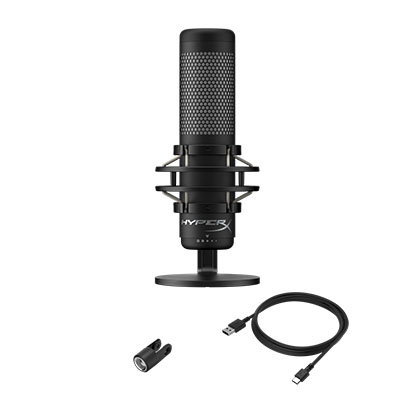მიკროფონი  <HMIQ1S-XX-RG/G>   <4P5P7AA>    HyperX QuadCast S Standalone Microphone