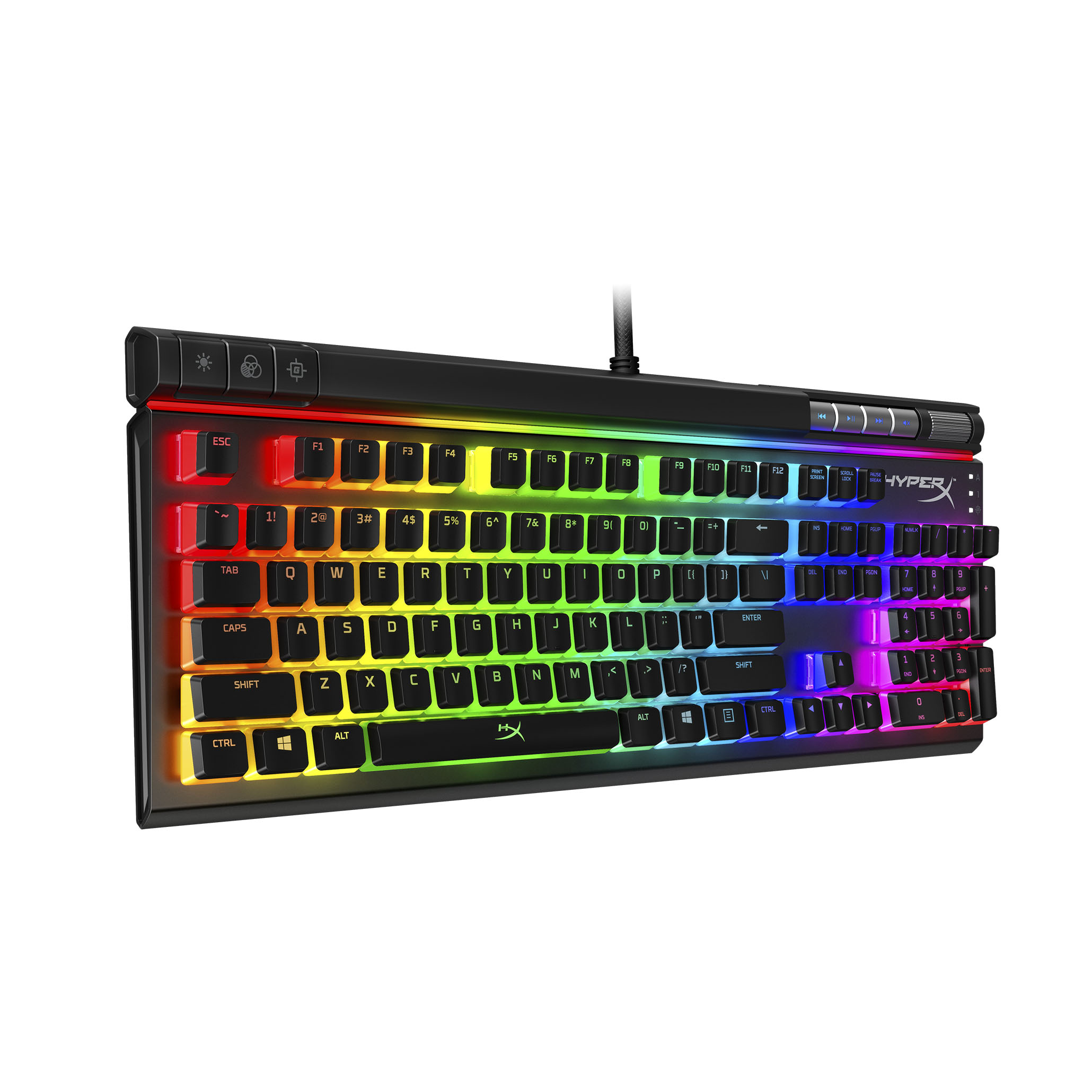მექანიუკური კლავიატურა Mechanical Keyboard Gaming  <HKBE2X-1X-RU/G>   <4P5N3AX#ACB>    HyperX Alloy Elite 2 – Mechanical Gaming Keyboard, HX Red-RU 