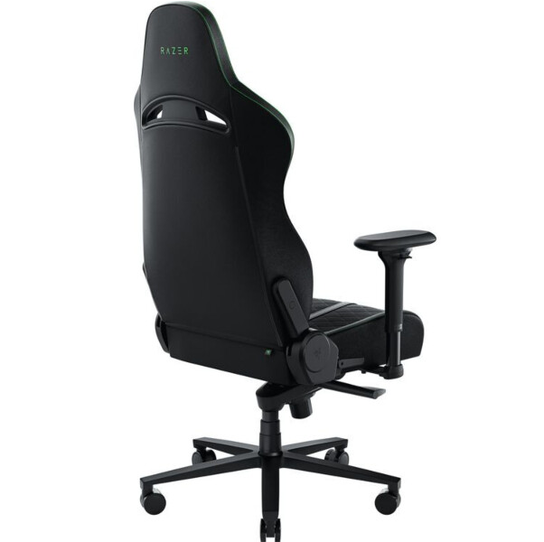 სათამაშო სავარძელი/ სათამაშო სკამი Razer  Gaming Chair Razer Enki (RZ38-03720100-R3G1) Black / Green,  RECOMMENDED WEIGHT < 136 kg