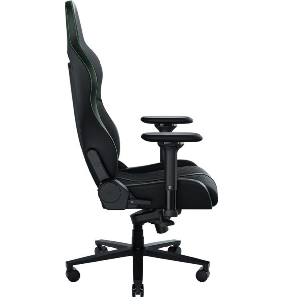 სათამაშო სავარძელი/ სათამაშო სკამი Razer  Gaming Chair Razer Enki (RZ38-03720100-R3G1) Black / Green,  RECOMMENDED WEIGHT < 136 kg