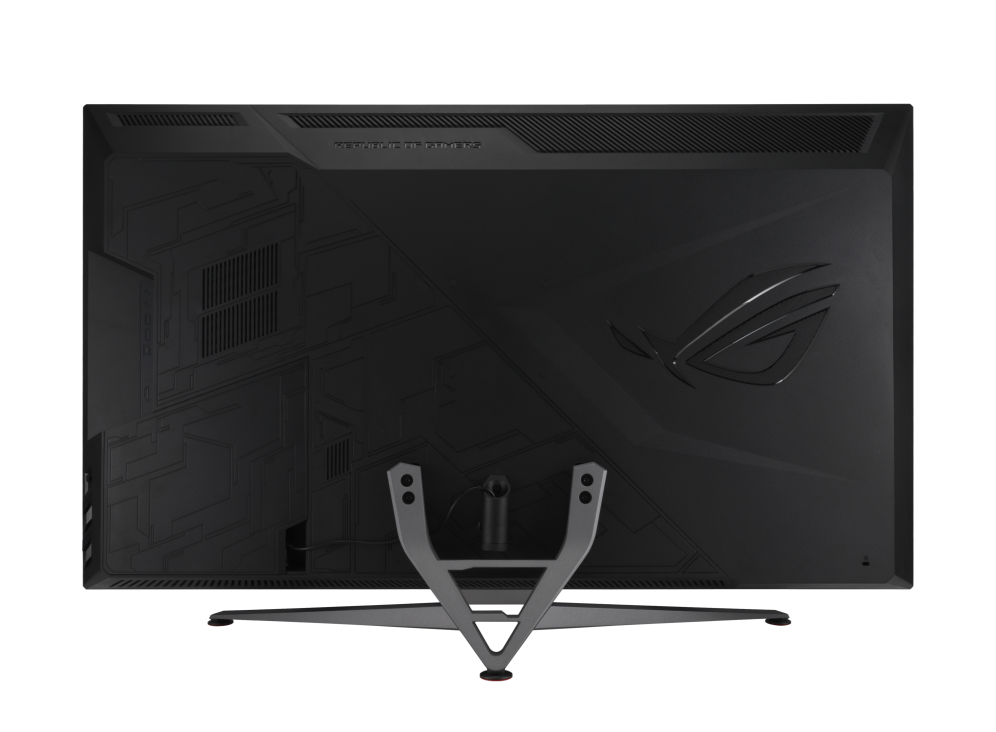 Gaming მონიტორი  Asus ROG Strix XG438QR 43 Curved VA, 3840x2160, 16:9,  4ms 120Hz, 178°/178°, 600cd/㎡, 4000:1, 1073.7M (10 bit) 1xDP,3xHDMI, 3xUSB 3.2, SPK 10Wx2, Audio, 3Yr