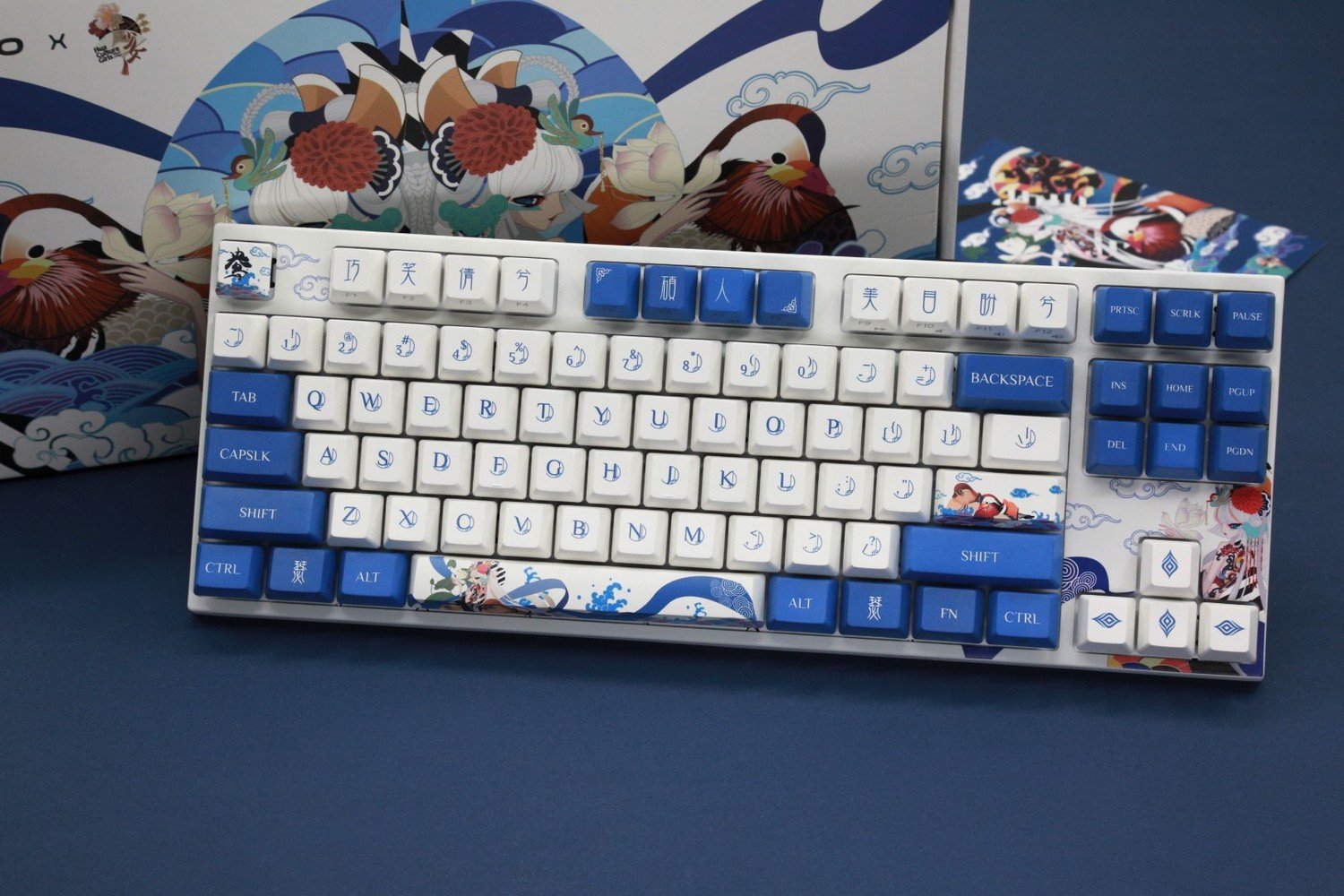 კლავიატურა Varmilo Keyboard VA87M Lovebirds-I, Cherry MX Brown,EU