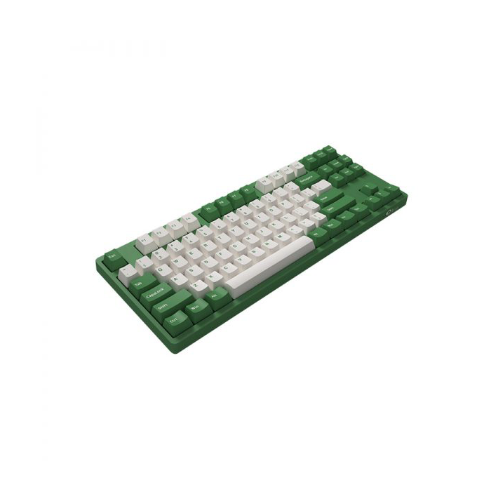 მექანიკური კლავიატურა Gaming Mechanical keyboard AKKO 3087 Matcha Red Bean Cherry MX Brown, RU, Green, switch-type MX Brown, USB 1.8m