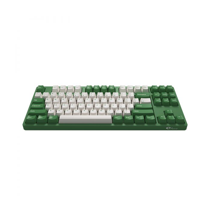 მექანიკური კლავიატურა Gaming Mechanical keyboard AKKO 3087 Matcha Red Bean Cherry MX Brown, RU, Green, switch-type MX Brown, USB 1.8m