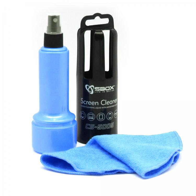 საწმენდი SBOX Cleaner Spray CS-5005B 150 ml Blue