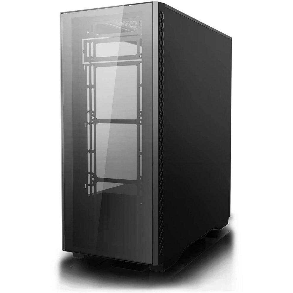 კომპიუტერის ქეისი DeepCool MATREXX 50 Black Midi-Tower case, support for E-ATX, ATX, mATX, Mini-ITX boards, without PSU, with window, video card length up to 370 mm, cooler height up to 168mm, 2xUSB 2.0, USB