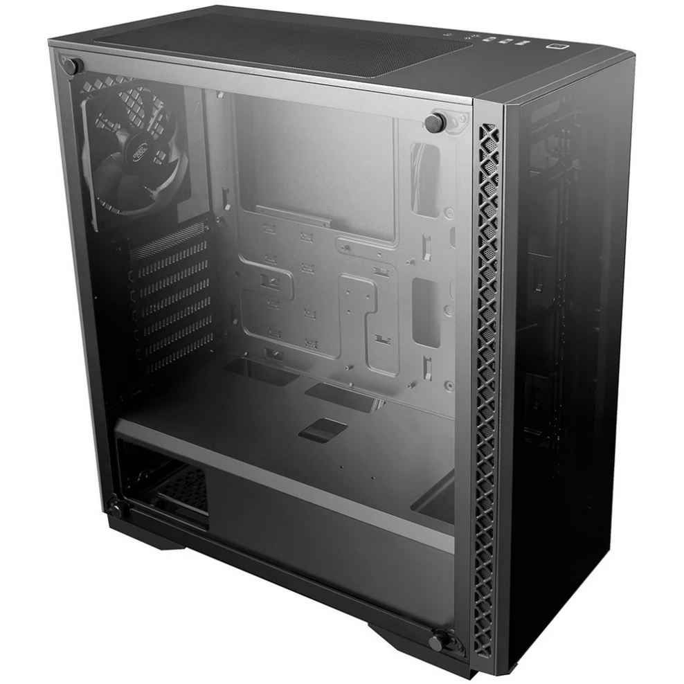 კომპიუტერის ქეისი DeepCool MATREXX 50 Black Midi-Tower case, support for E-ATX, ATX, mATX, Mini-ITX boards, without PSU, with window, video card length up to 370 mm, cooler height up to 168mm, 2xUSB 2.0, USB