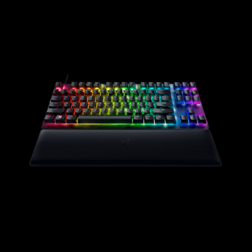 კლავიატურა/მექანიკური კლავიატურა Razer Gaming Keyboard (RZ03-03941400-R3R1) Huntsman V2 Tenkeyless Purple Switch USB RU Black RZ03-03941400-R3R1