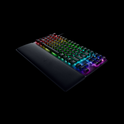 კლავიატურა/მექანიკური კლავიატურა Razer Gaming Keyboard (RZ03-03941400-R3R1) Huntsman V2 Tenkeyless Purple Switch USB RU Black RZ03-03941400-R3R1