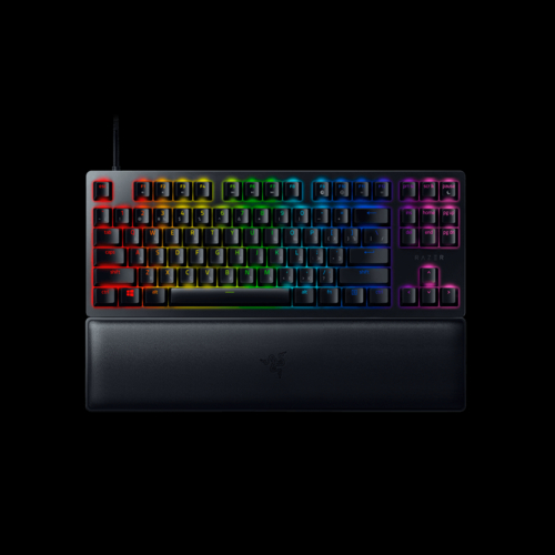 კლავიატურა/მექანიკური კლავიატურა Razer Gaming Keyboard (RZ03-03941400-R3R1) Huntsman V2 Tenkeyless Purple Switch USB RU Black RZ03-03941400-R3R1