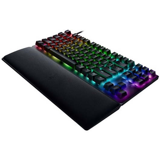 კლავიატურა/მექანიკური კლავიატურა Razer Gaming Keyboard (RZ03-03941400-R3R1) Huntsman V2 Tenkeyless Purple Switch USB RU Black RZ03-03941400-R3R1