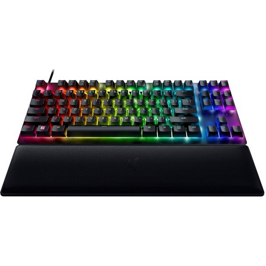 კლავიატურა/მექანიკური კლავიატურა Razer Gaming Keyboard (RZ03-03941400-R3R1) Huntsman V2 Tenkeyless Purple Switch USB RU Black RZ03-03941400-R3R1