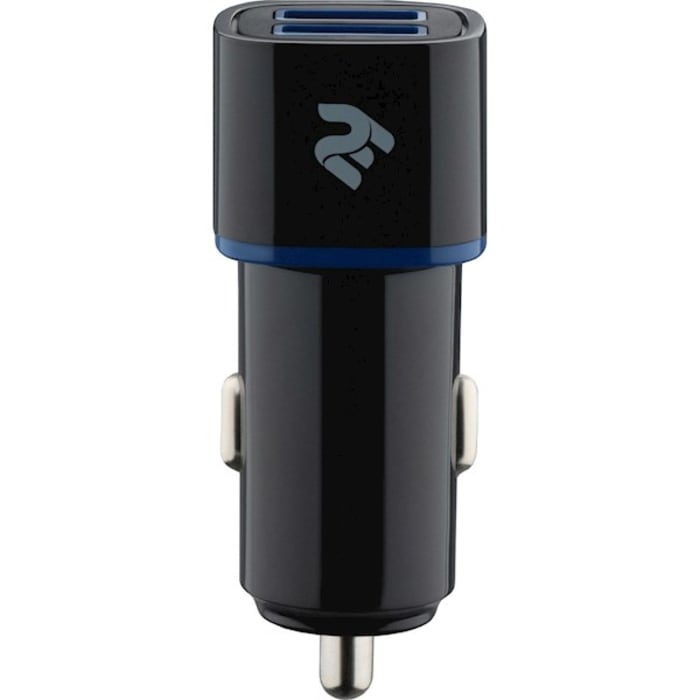 მანქანის დამტენი 2E Car Charger Dual USB 2.4A&2.4A, black (2E-ACR01-B)