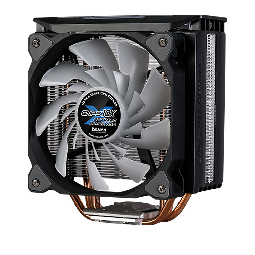 პროცესორის ქულერი Zalman CPU cooling system CNPS10X OPTIMA II Black RGB LED LGA2066,2011-V3,2011,115X,1366,*1700 (ZM-1700MKD), AM4,AM3+,AM3,FM2+,FM2, 