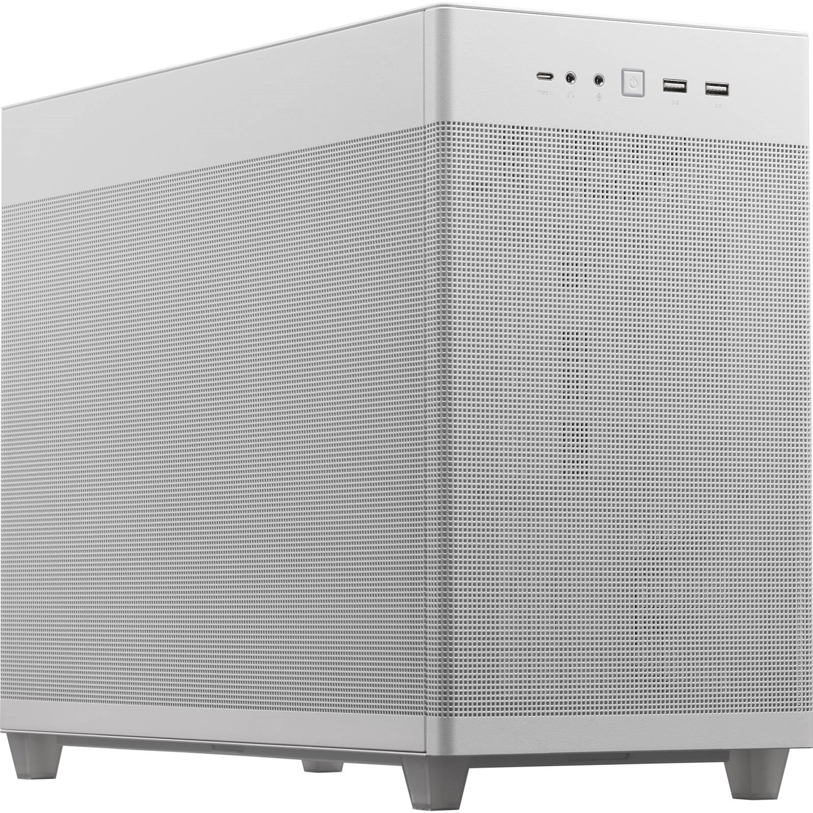 კომპიუტერის ქეისი AP201 ASUS PRIME CASE MESH WHITE EDITION