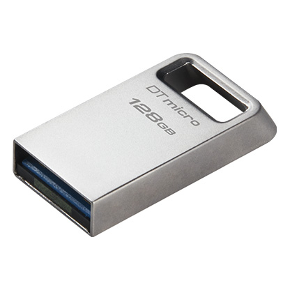 USB ფლეშ მეხსიერების ბარათი USB Flash drive Kingston DataTraveler Micro G2 (DTMC3G2/128GB) USB Flash, 128 GB, USB 3.2 Gen 1, Read: 200 Mbps